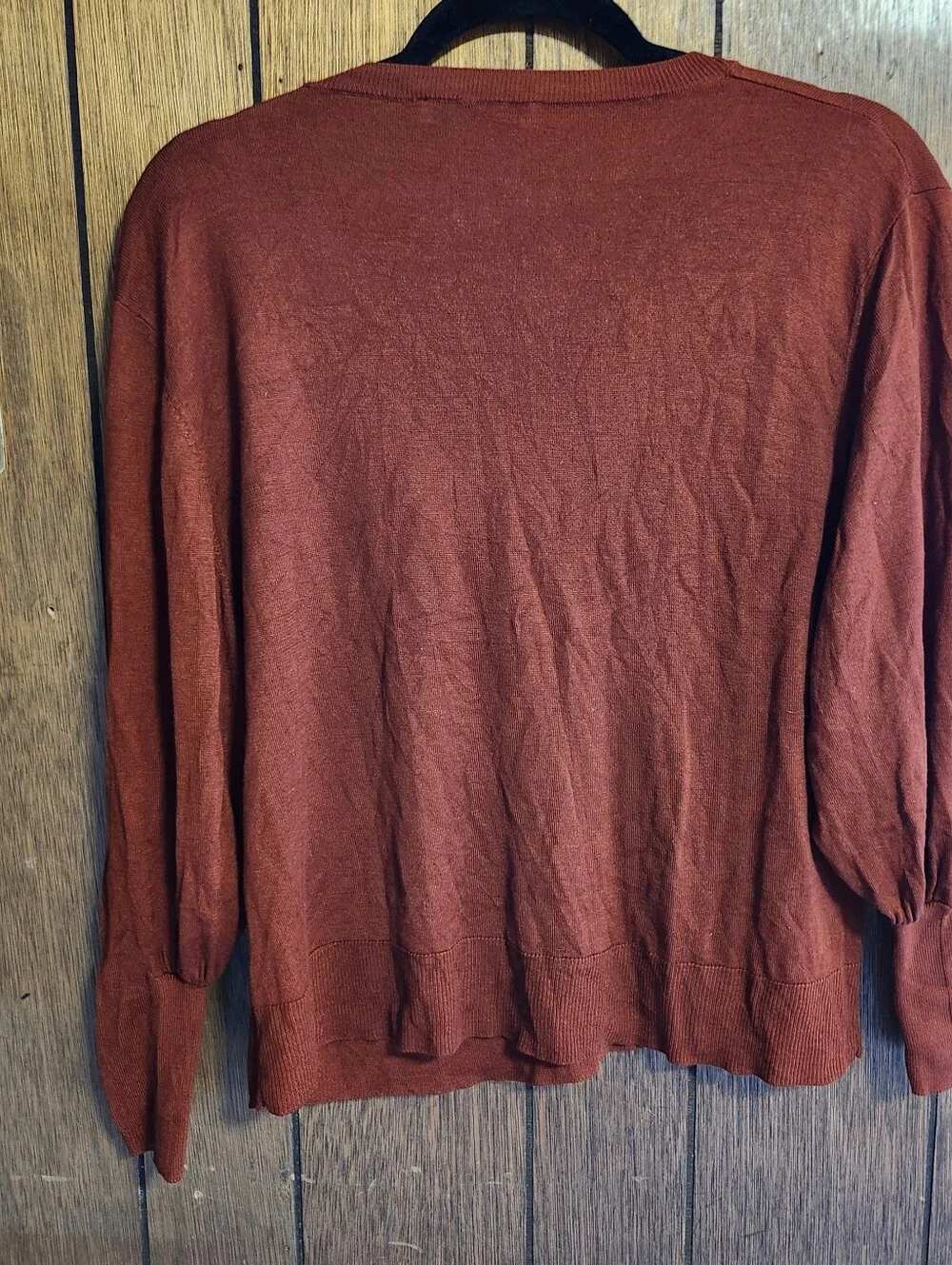 Zara knit rust
